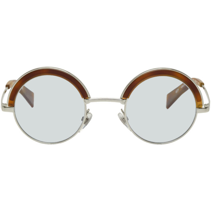 Oliver Peoples pour Alain Mikli Silver and Blue 4003N Sunglasses Oliver  Peoples pour Alain Mikli