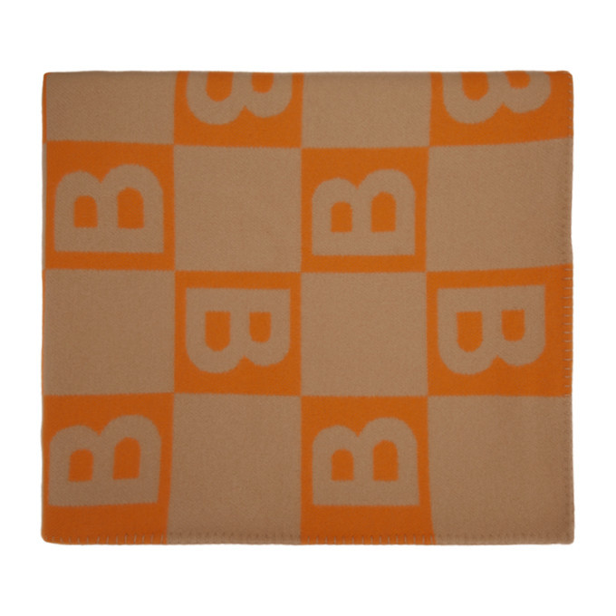 burberry orange scarf