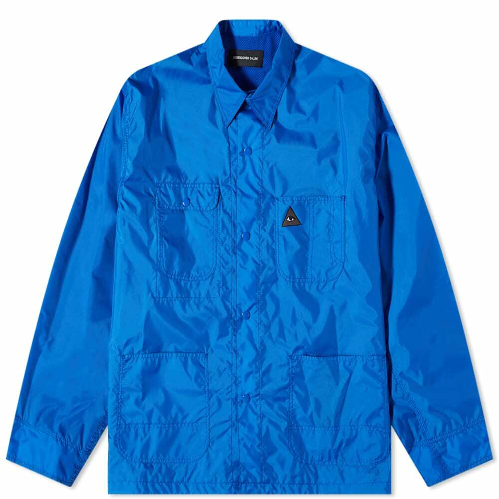 Undercover Men's Coaches Jacket in Blue Undercover