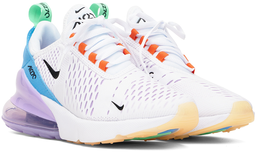 white and purple air max 270
