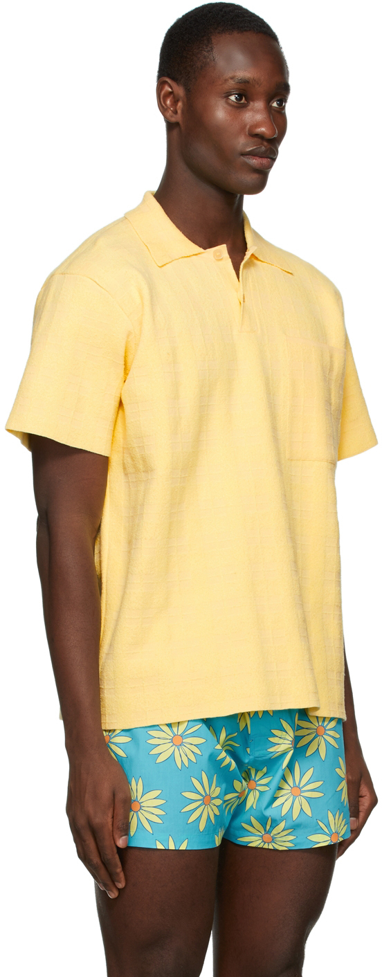 Jacquemus Yellow 'Le Polo Citron' Polo Jacquemus