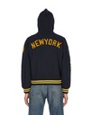 Polo Ralph Lauren Wool Blend Letterman Jacket Hunter