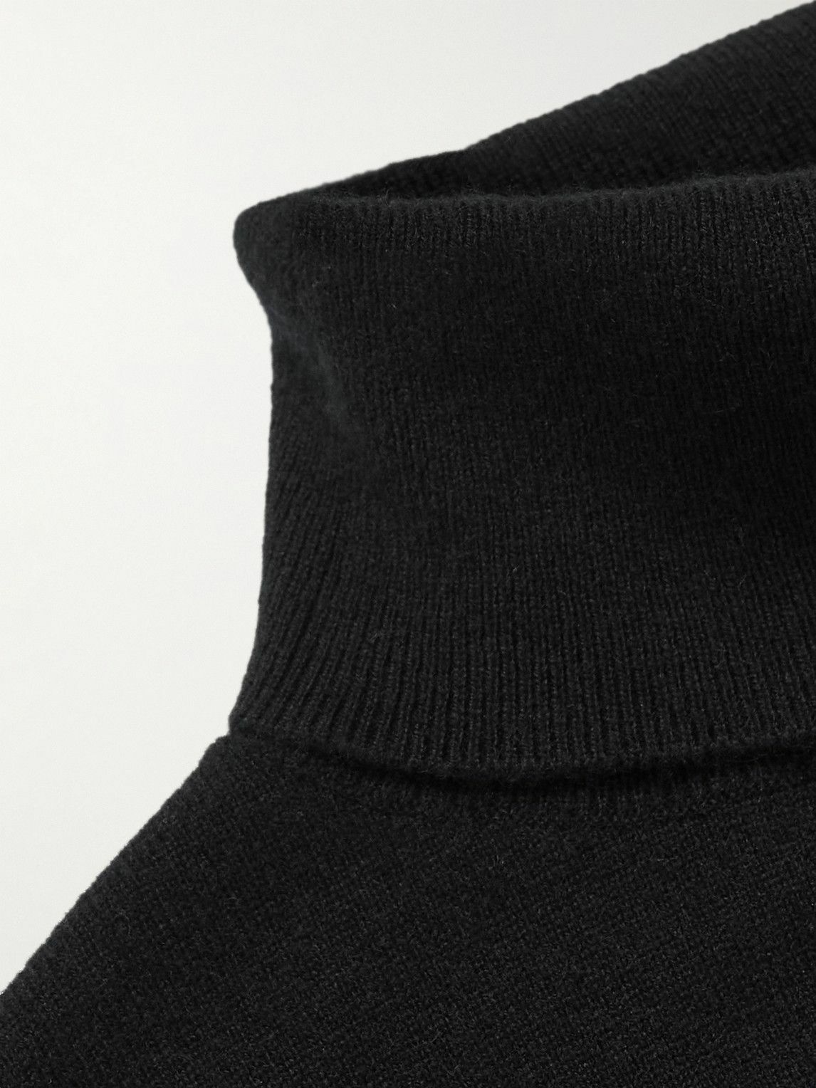 Allude - Cashmere Rollneck Sweater - Black