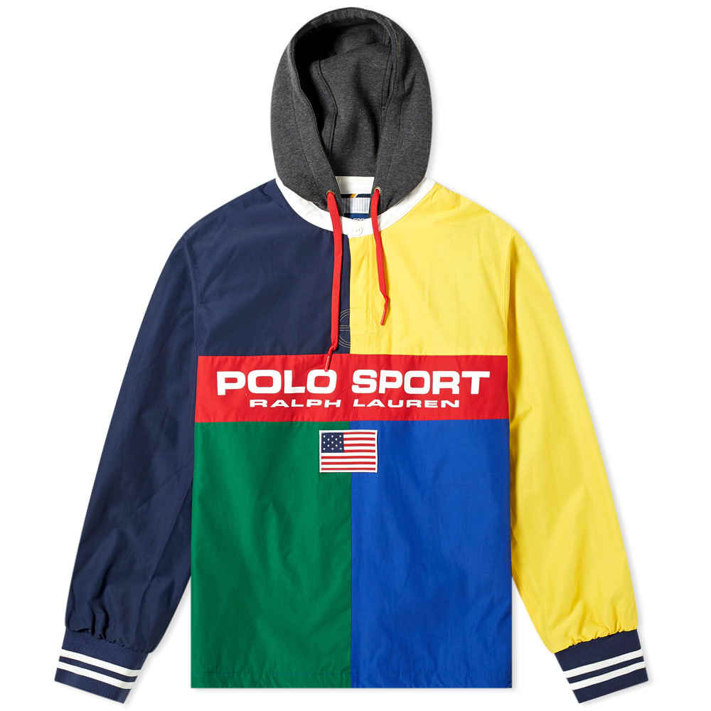 Polo Ralph Lauren Polo Sport Logo Popover Hooded Jacket Polo Sport