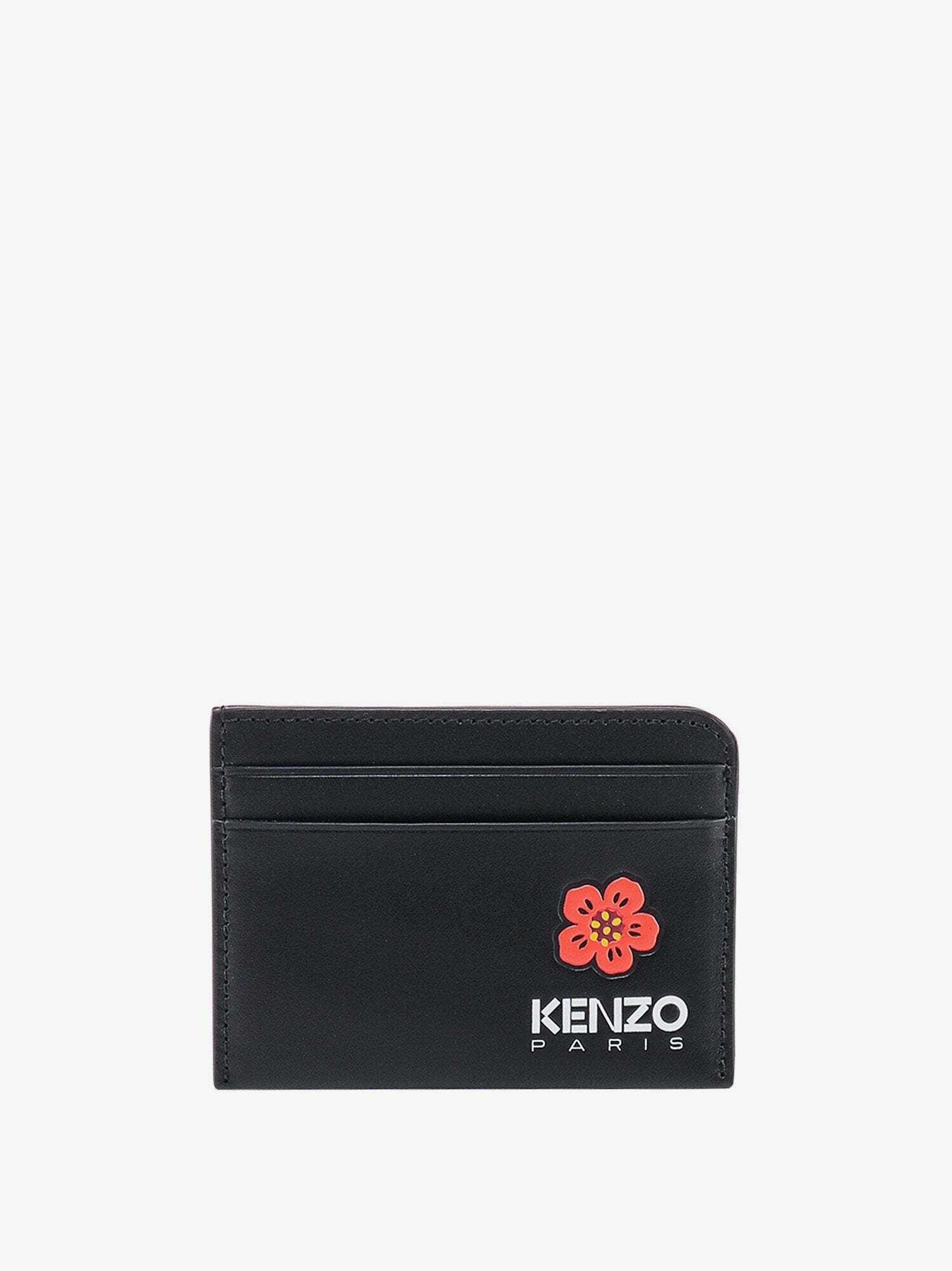 Kenzo Paris Card Holder Black Mens Kenzo