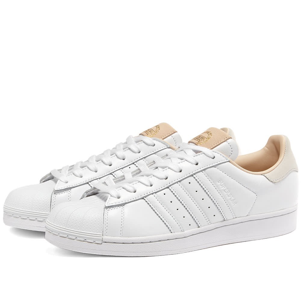 adidas lux leather superstar track top