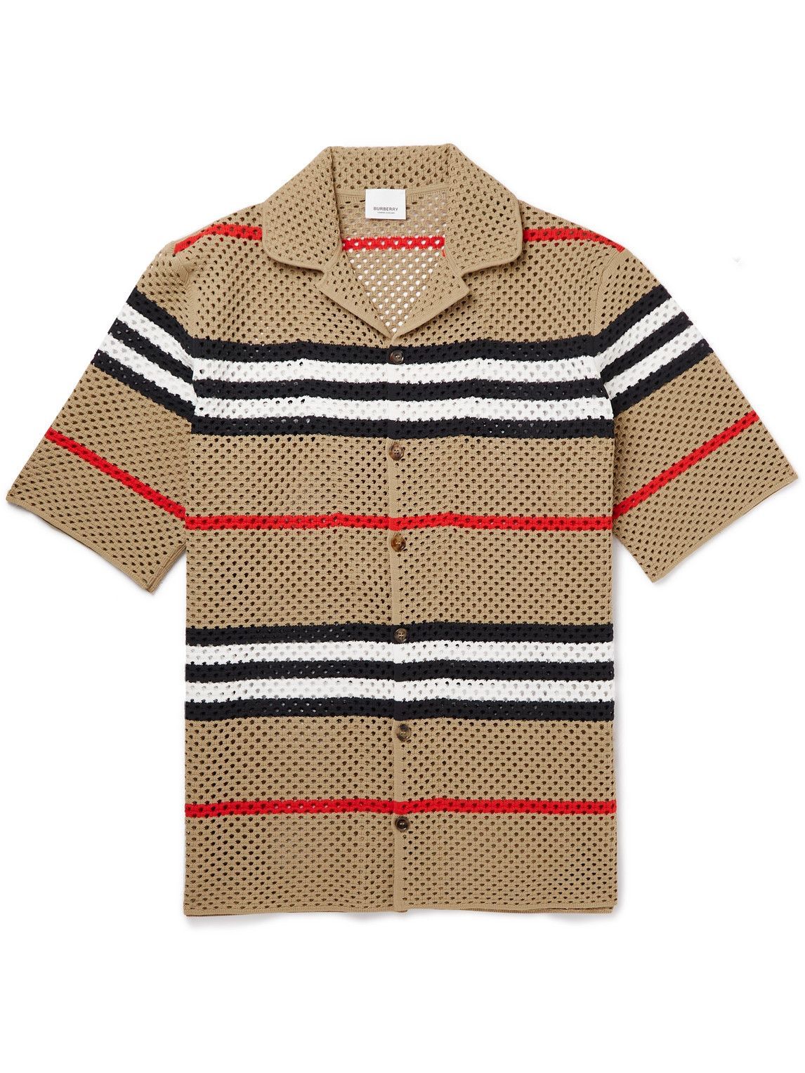 burberry camp shirt