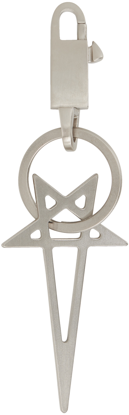 Photo: Rick Owens Silver Pentagram Keychain