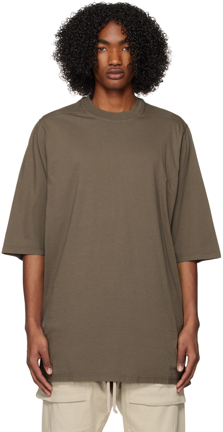 Rick Owens Drkshdw Gray Jumbo T-Shirt Rick Owens Drkshdw