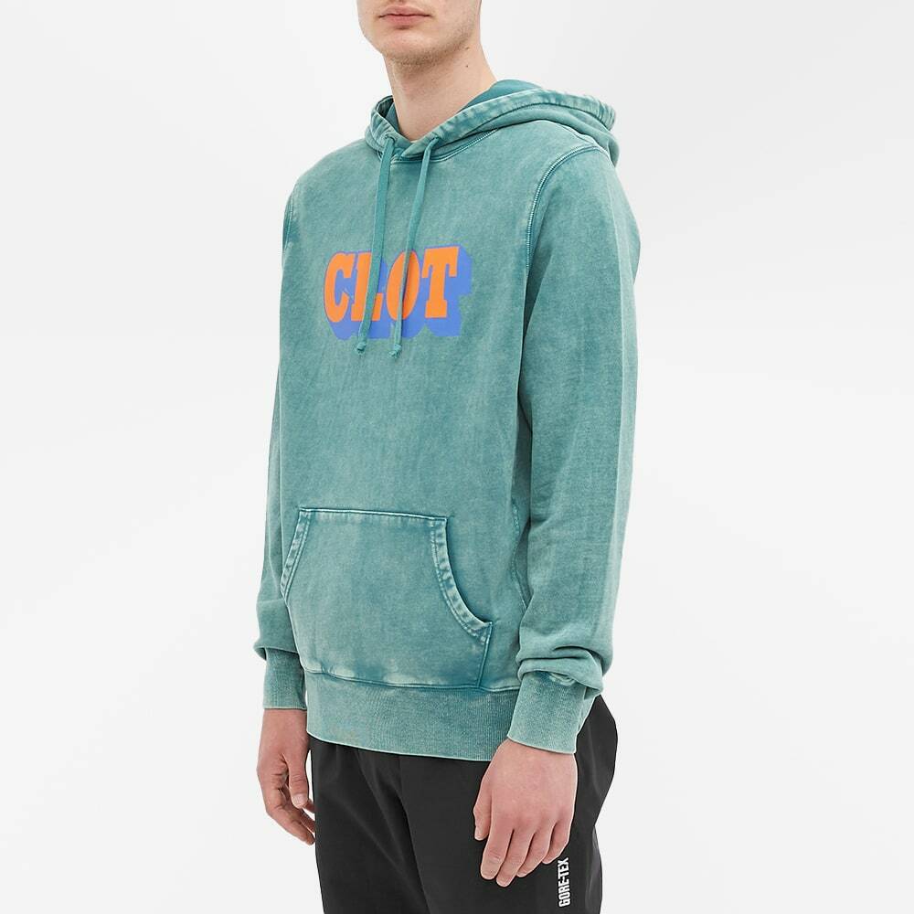 CLOT Logo Popover Hoody in Green CLOT