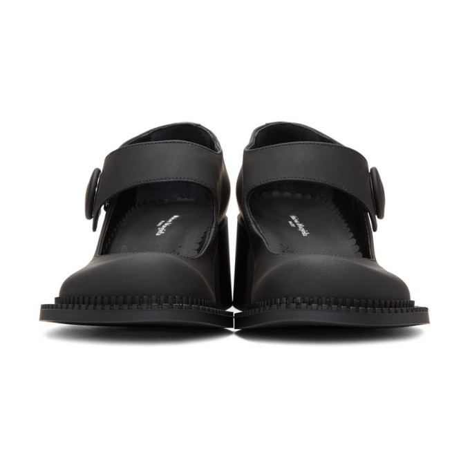 Maison Margiela Black Chunky Mary Jane Heels Maison Margiela