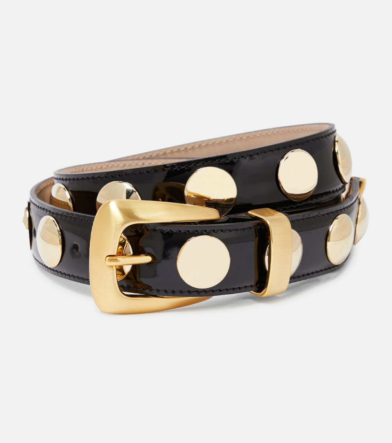 Khaite - Benny studded leather belt Khaite