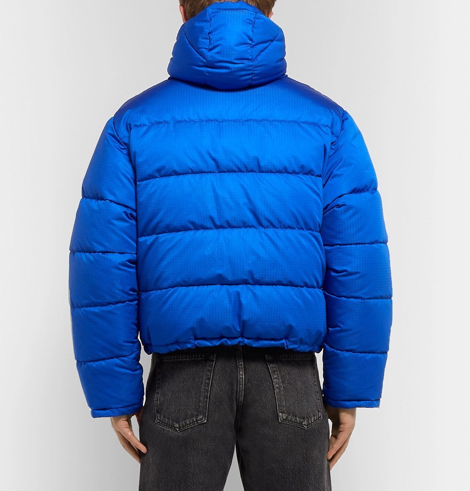 balenciaga technical ripstop down jacket