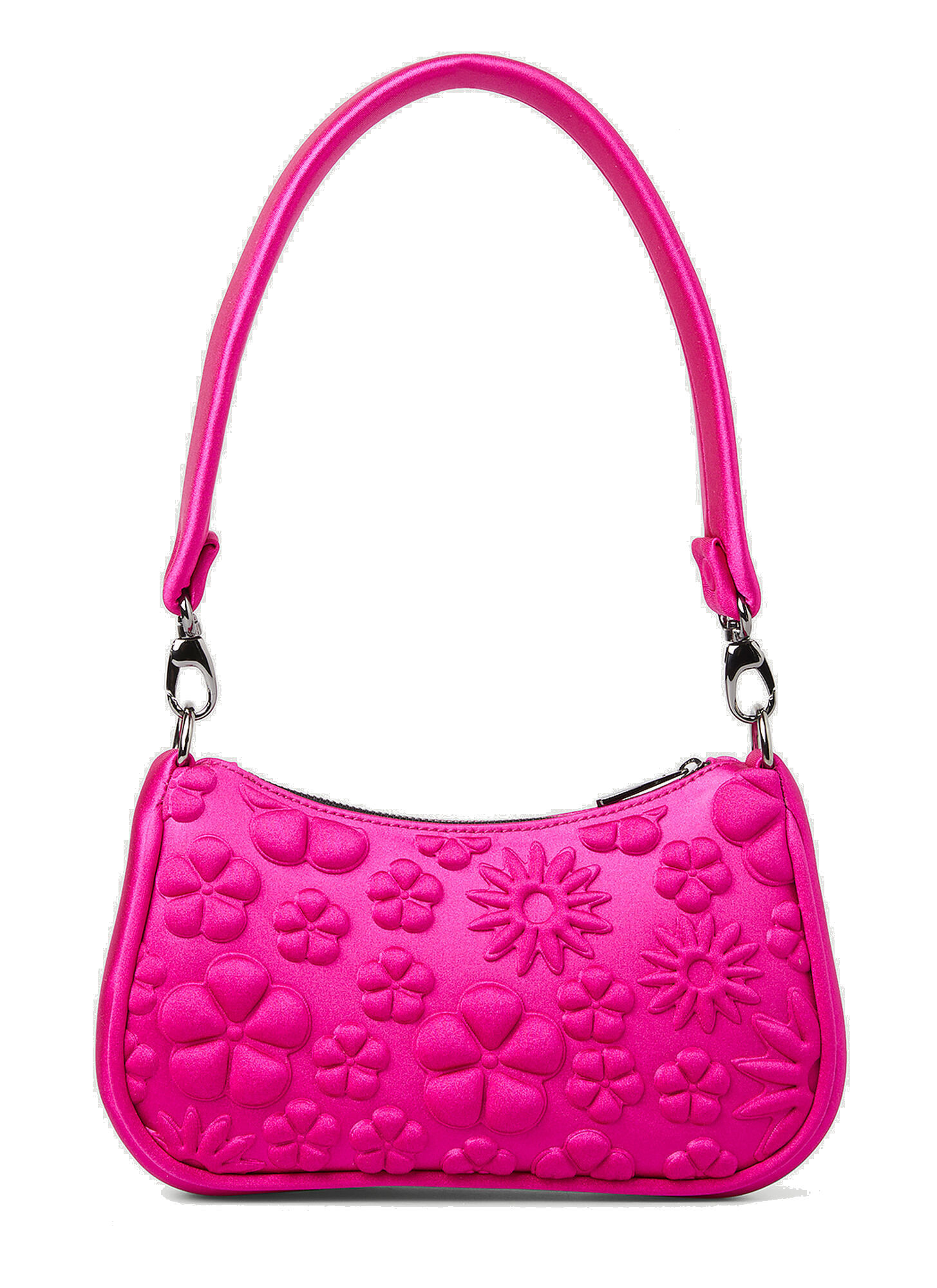 Photo: Carmen Floral Embossed Shoulder Bag in Pink