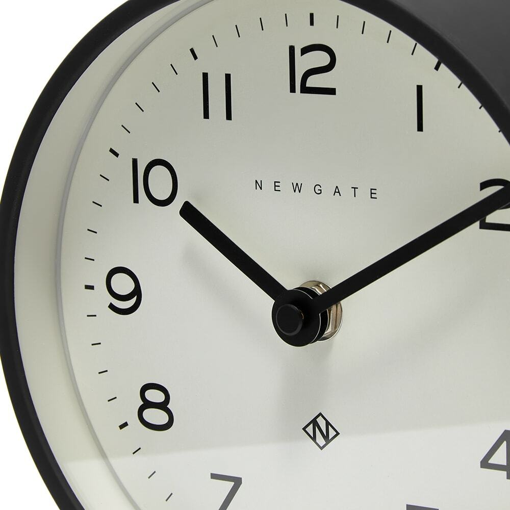 Newgate Clocks M Mantel Echo Clock in Black Newgate Clocks