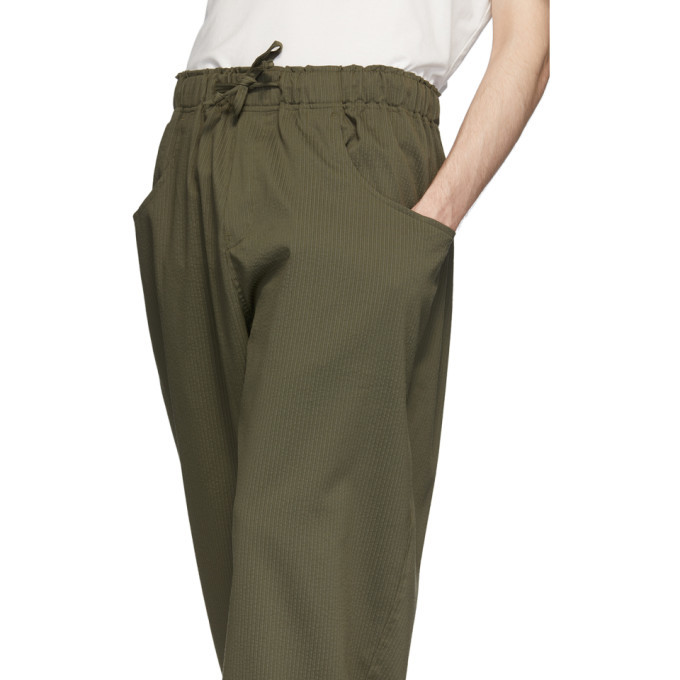 South2 West8 Khaki String Cuff Easy Trousers South2 West8