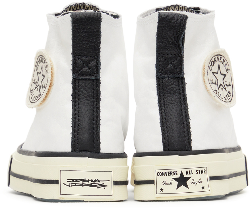 Mens Shoes Trainers High-top trainers Converse White Joshua Vides Edition Chuck 70 Zip High Top Sneakers in White/Black/Black Black for Men 