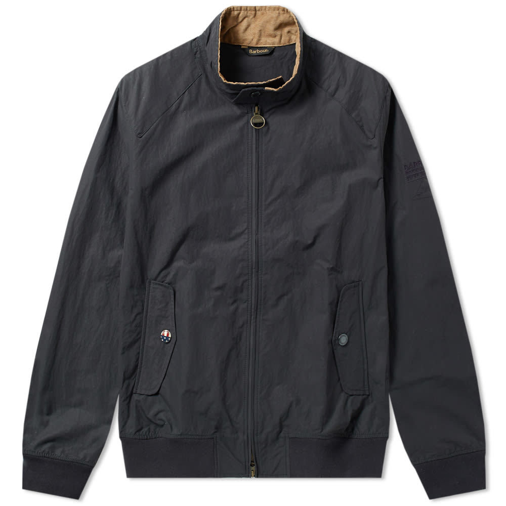 barbour harrington jacket navy