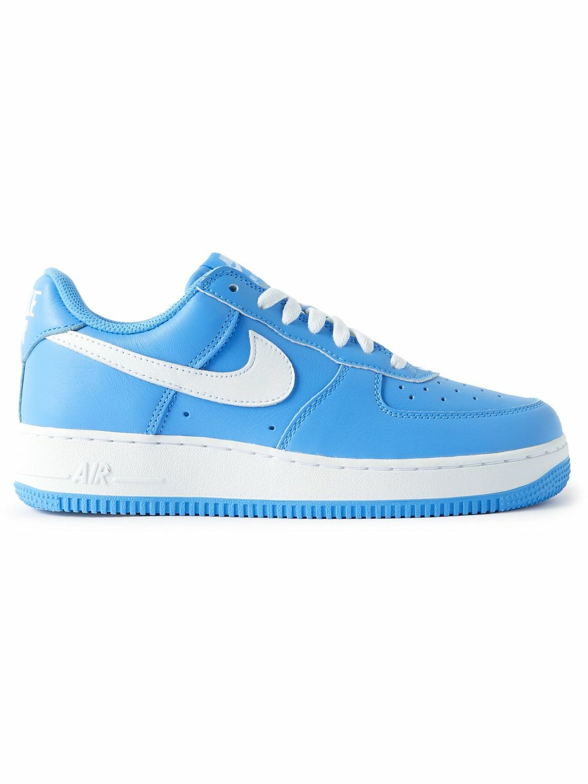 Nike - Air Force 1 Low Leather Sneakers - Blue Nike