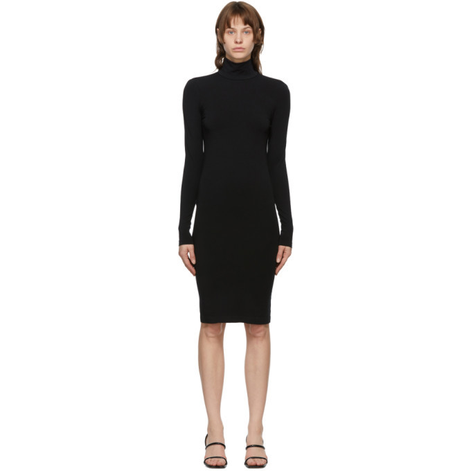Wolford Black Merino Rib Dress Wolford
