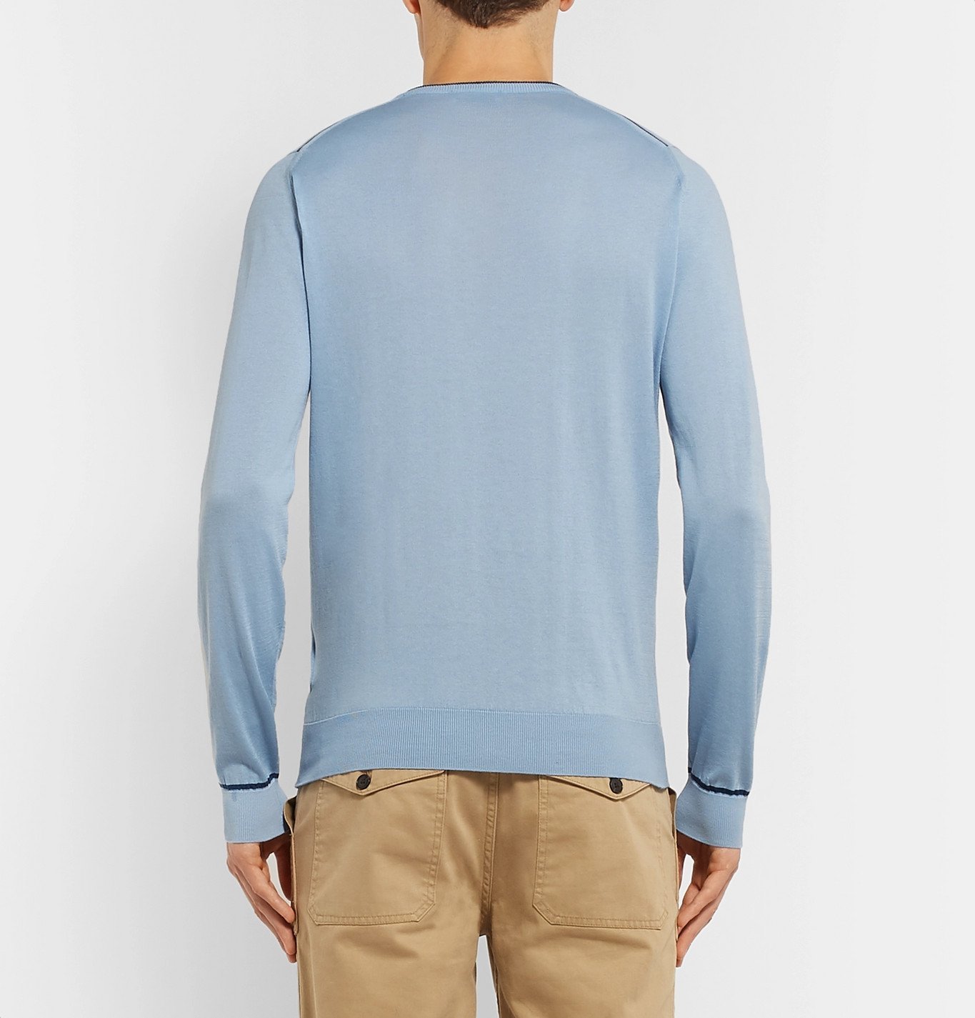 john smedley sea island cotton cardigan