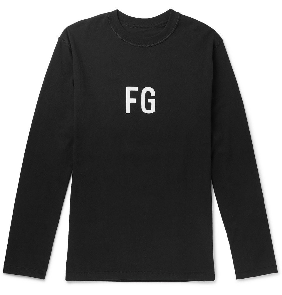 fear of god t shirt black