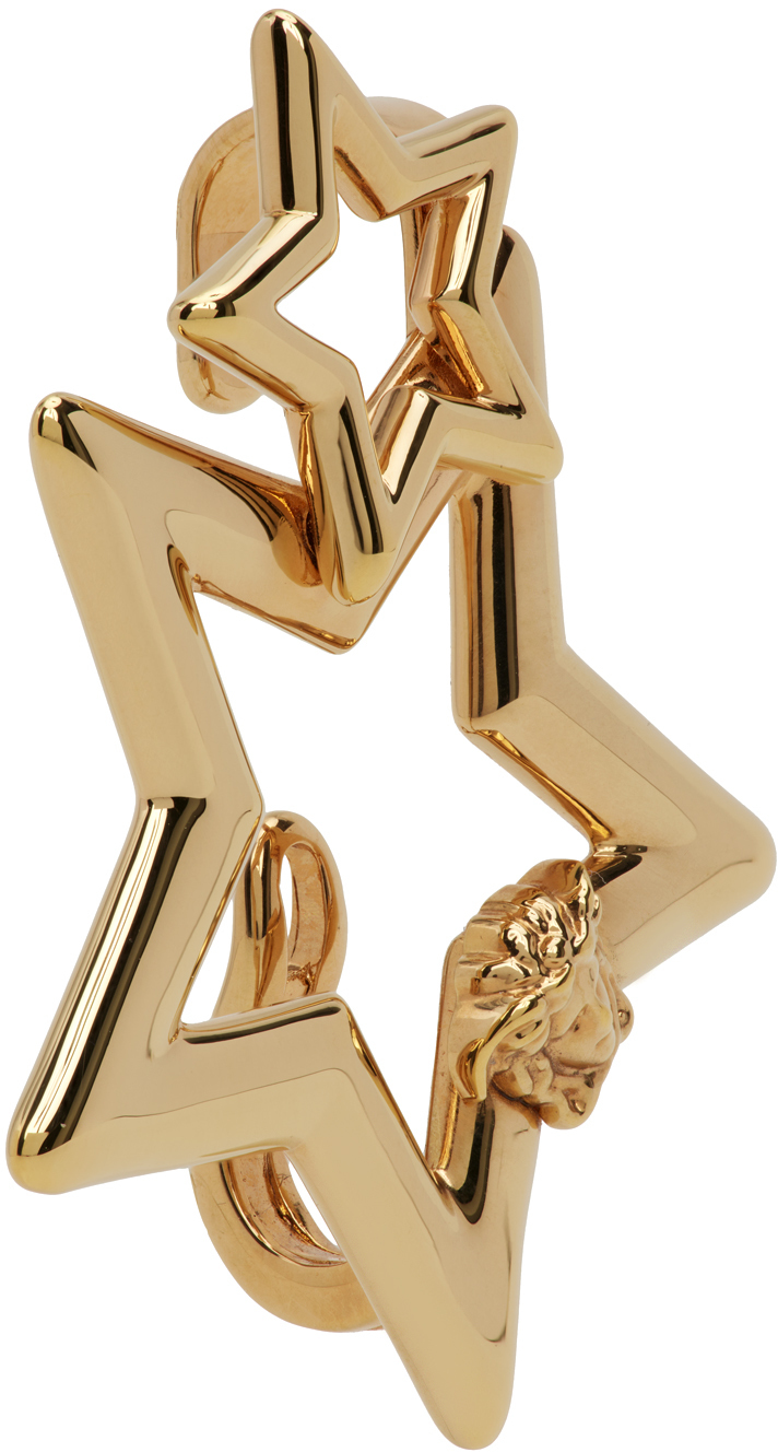Versace Gold Star Single Ear Cuff Versace
