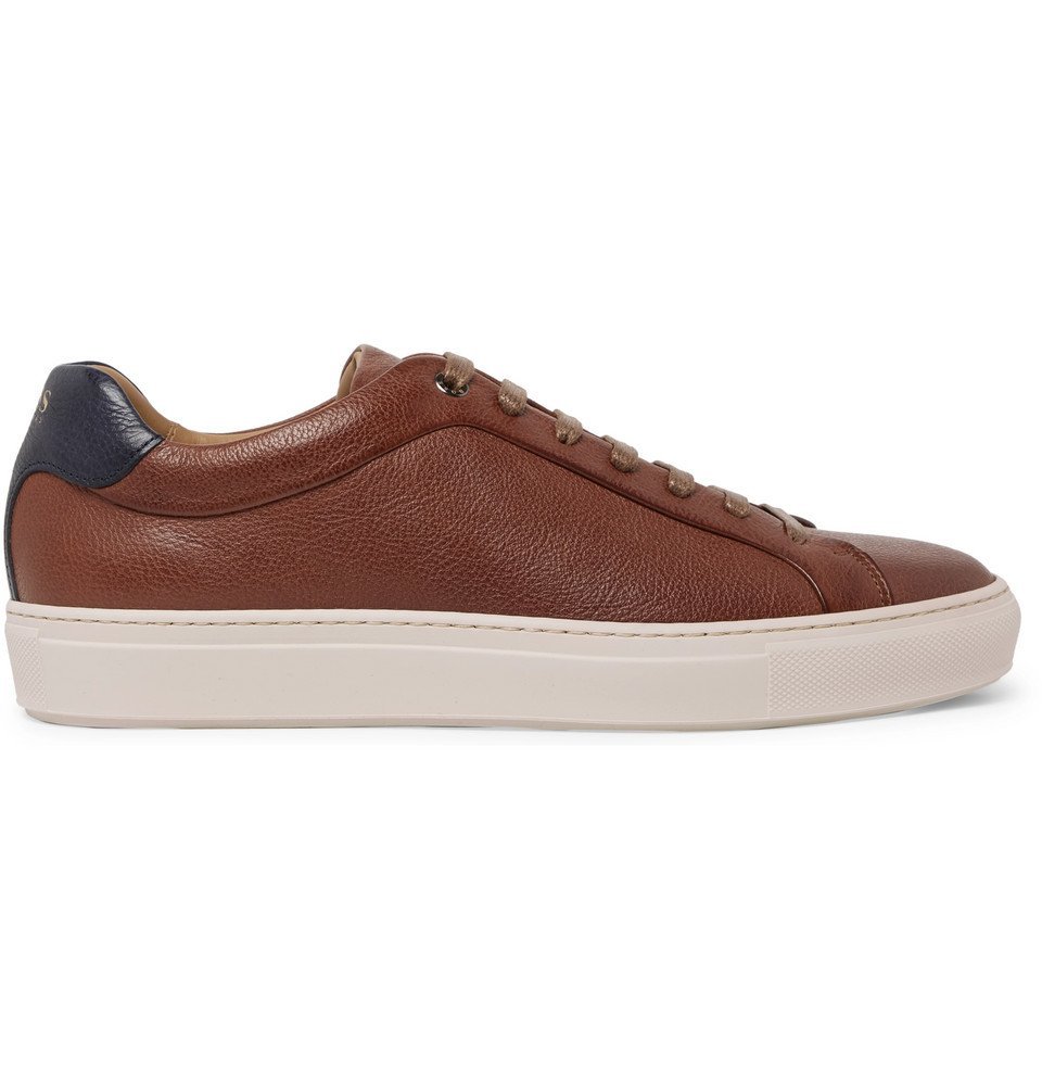 boss mirage leather sneakers