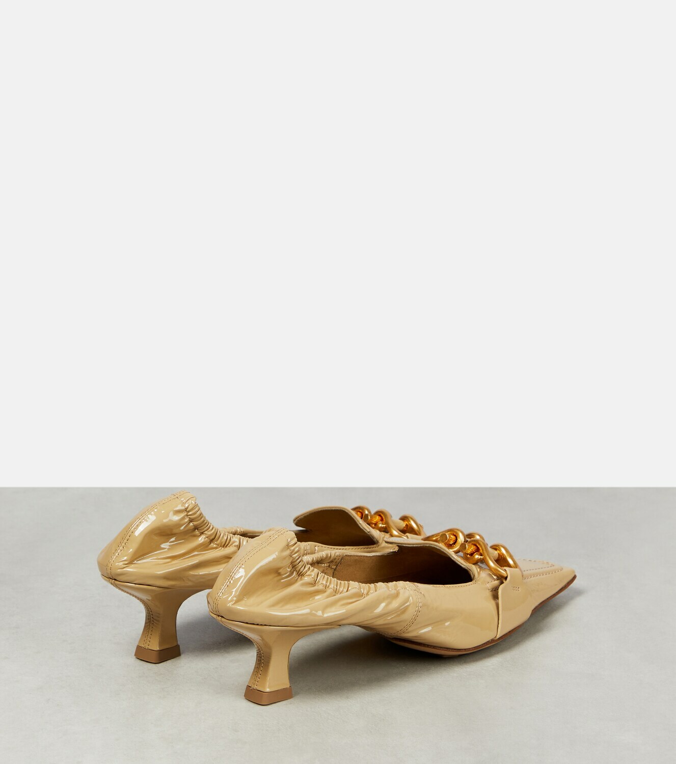 Bottega Madame patent leather pumps Bottega