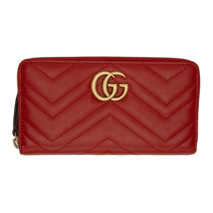 red wallet gucci