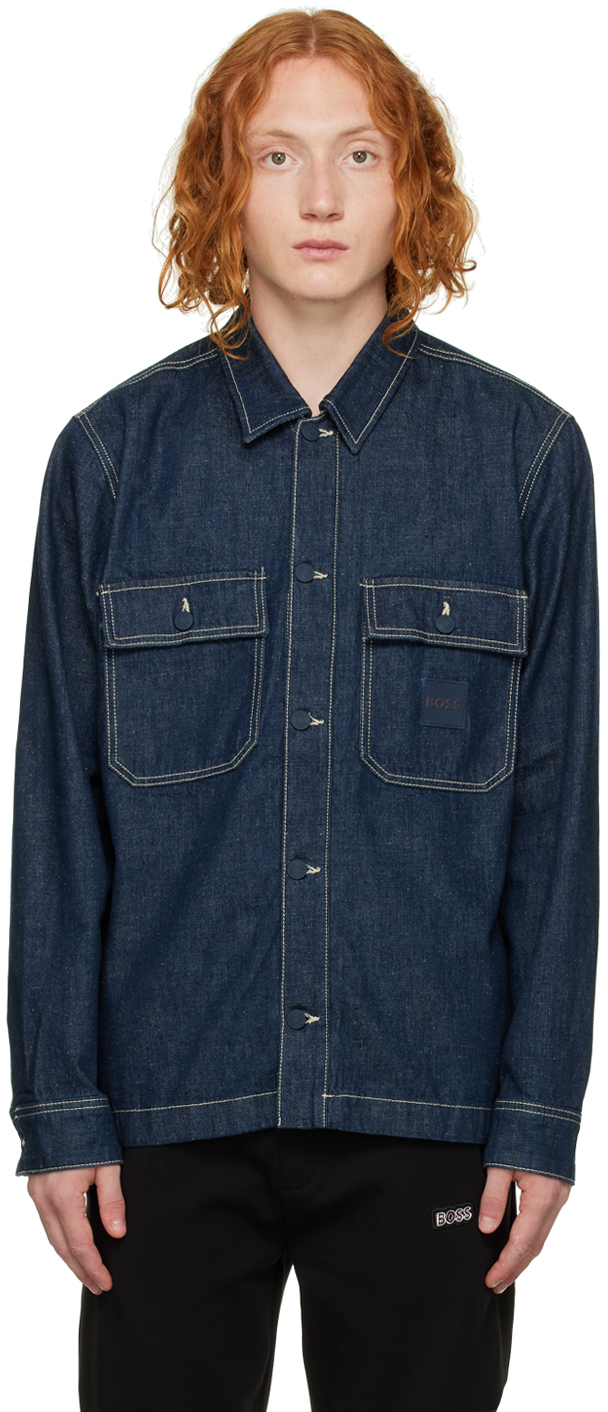 Boss Indigo Lovvo BC Denim Jacket BOSS