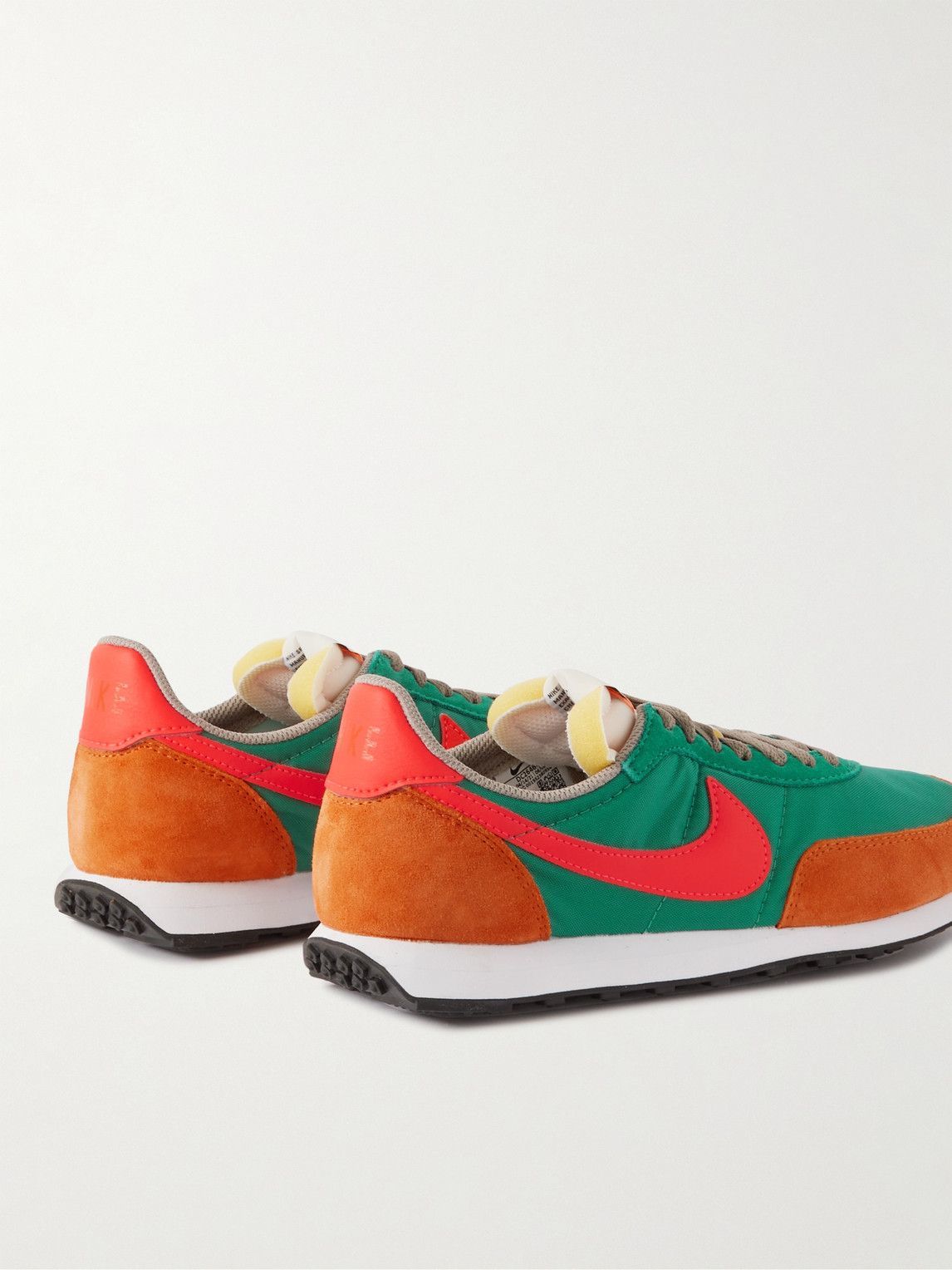 Nike Waffle 2 SP Leather and SuedeTrimmed Nylon Sneakers Green Nike