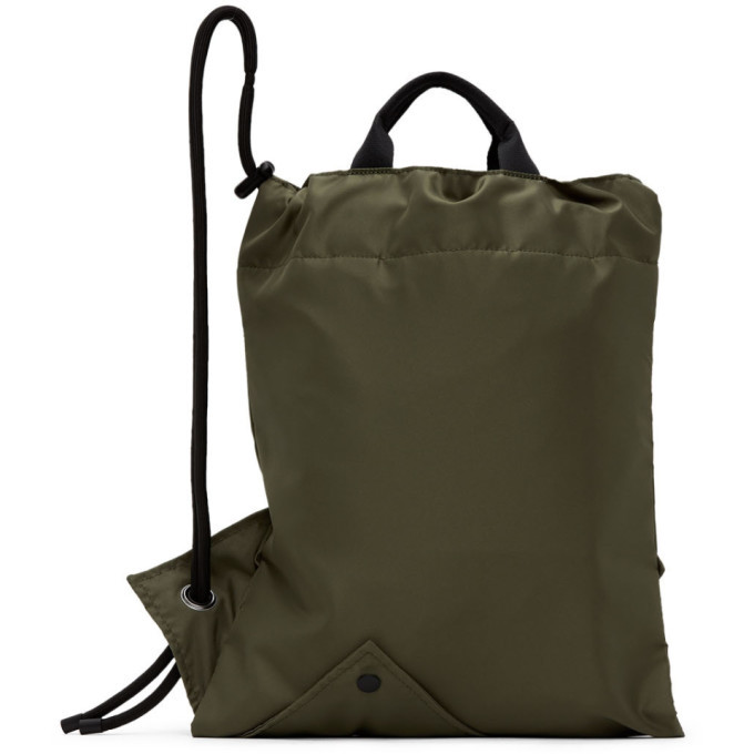 Issey Miyake Men Khaki Kinchaku Backpack Issey Miyake Men