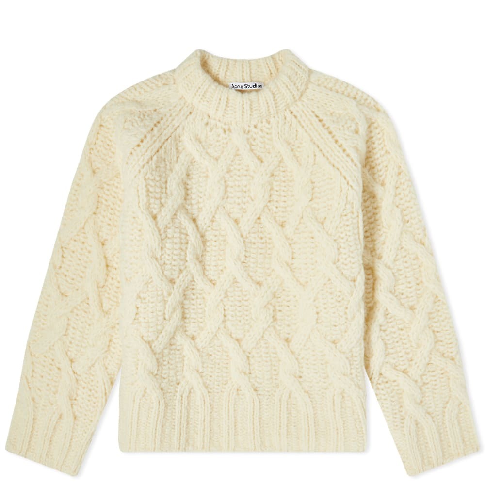 Acne Studios Cable Crew Knit Acne Studios
