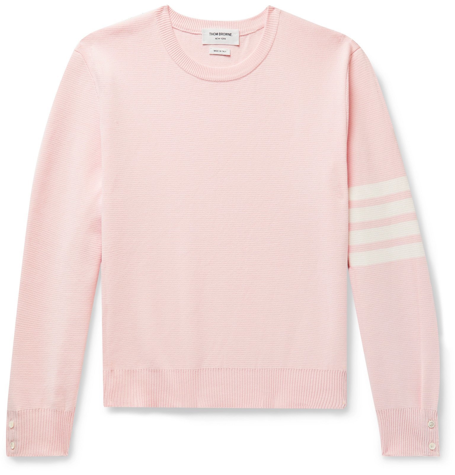 Thom Browne - Striped Grosgrain-Trimmed 