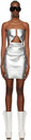 Rick Owens Silver Prong Mini Dress