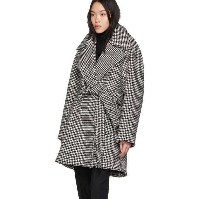 houndstooth wrap jacket