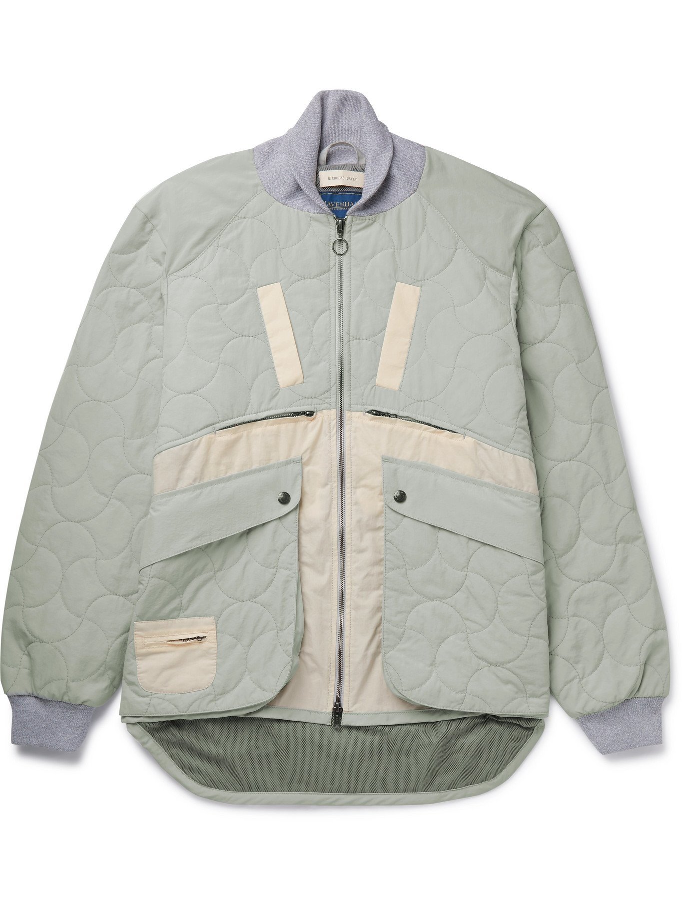 waxed cotton bomber jacket