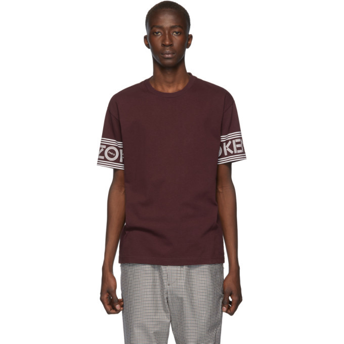 burgundy kenzo t shirt