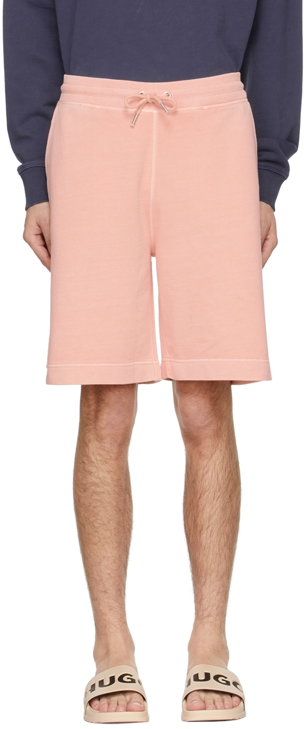 boss pink shorts