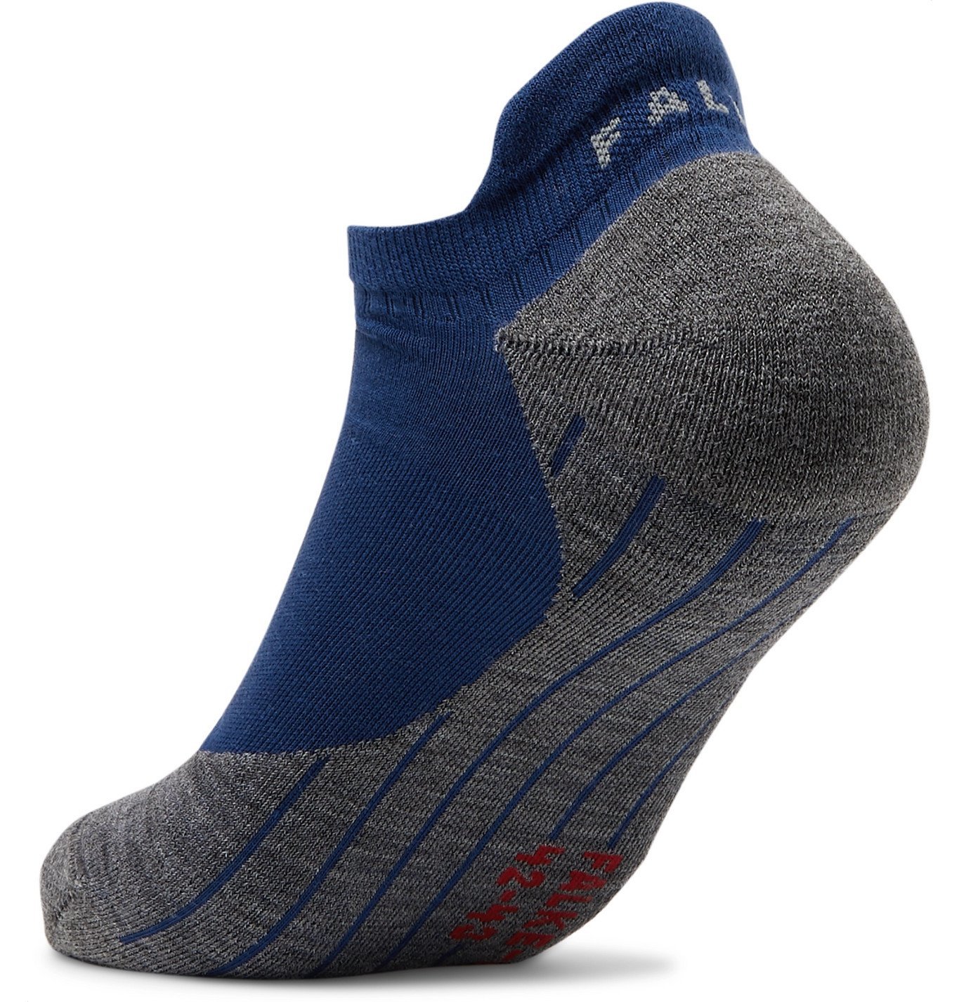 FALKE Ergonomic Sport System - RU4 Invisible Stretch-Knit Socks - Blue ...