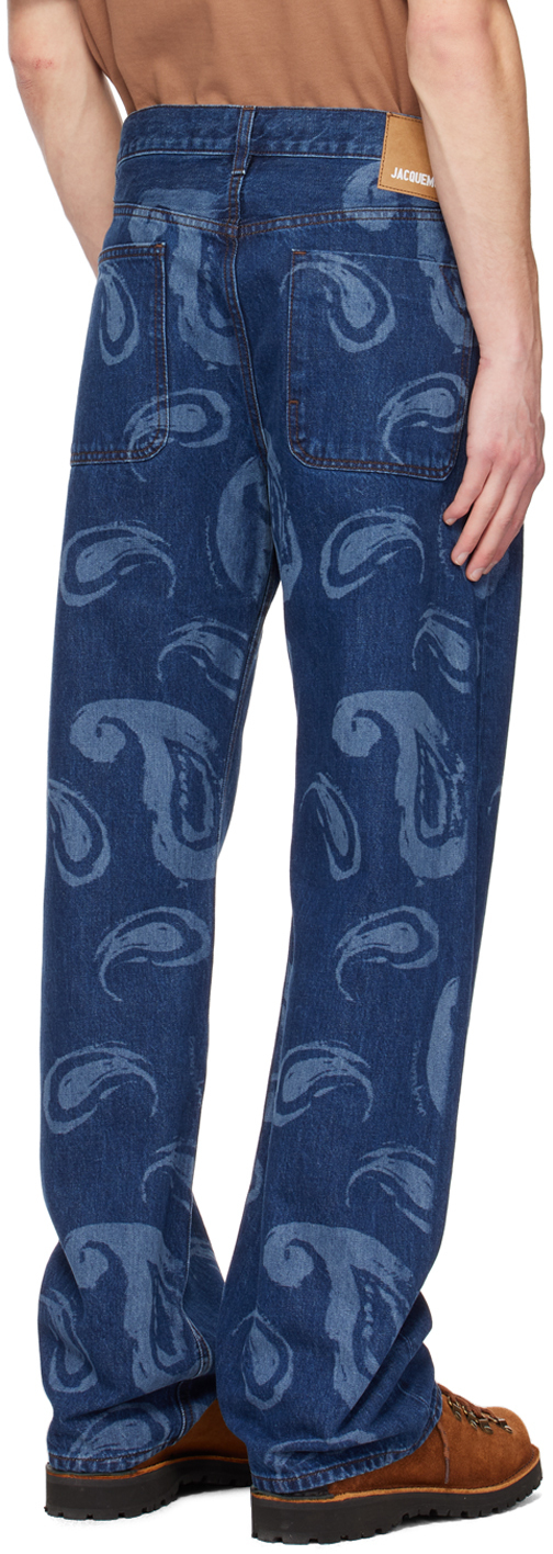 Jacquemus Blue Le Raphia 'Le de Nîmes Suno' Jeans Jacquemus