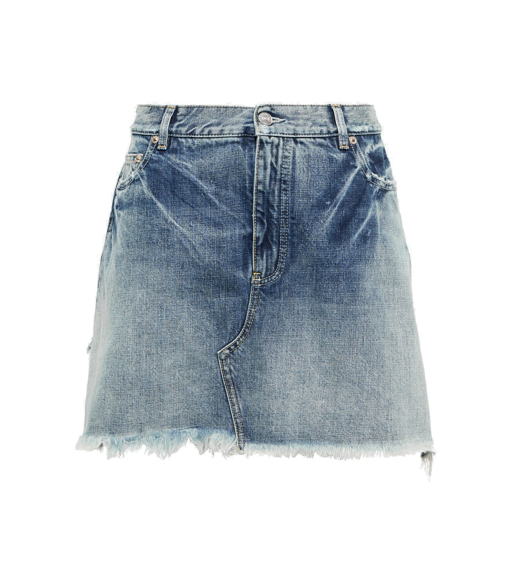 Balenciaga - Deconstructed denim shorts Balenciaga