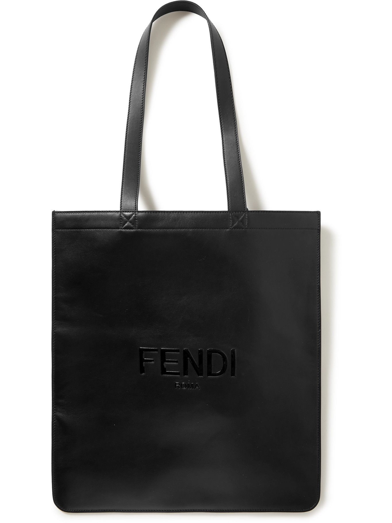 Fendi - Logo-Embossed Leather Tote Bag Fendi