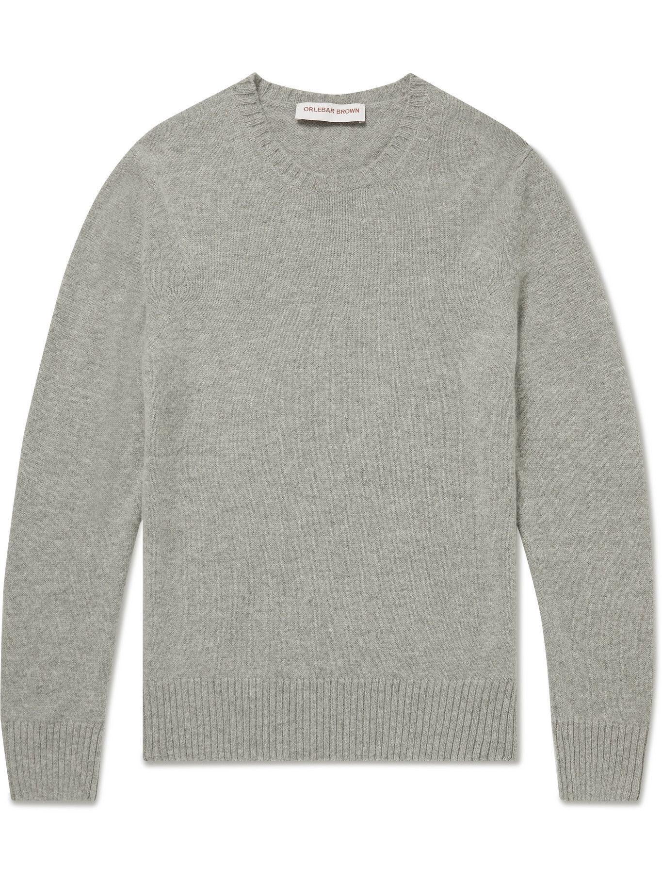 Orlebar Brown - Lorca Alpaca-Blend Sweater - Gray Orlebar Brown