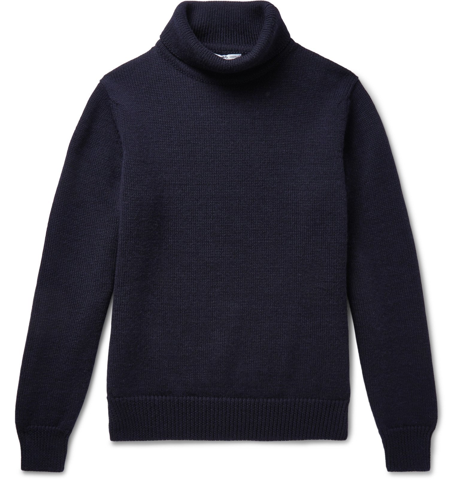 Connolly - Goodwood Merino Wool Rollneck Sweater - Blue Connolly