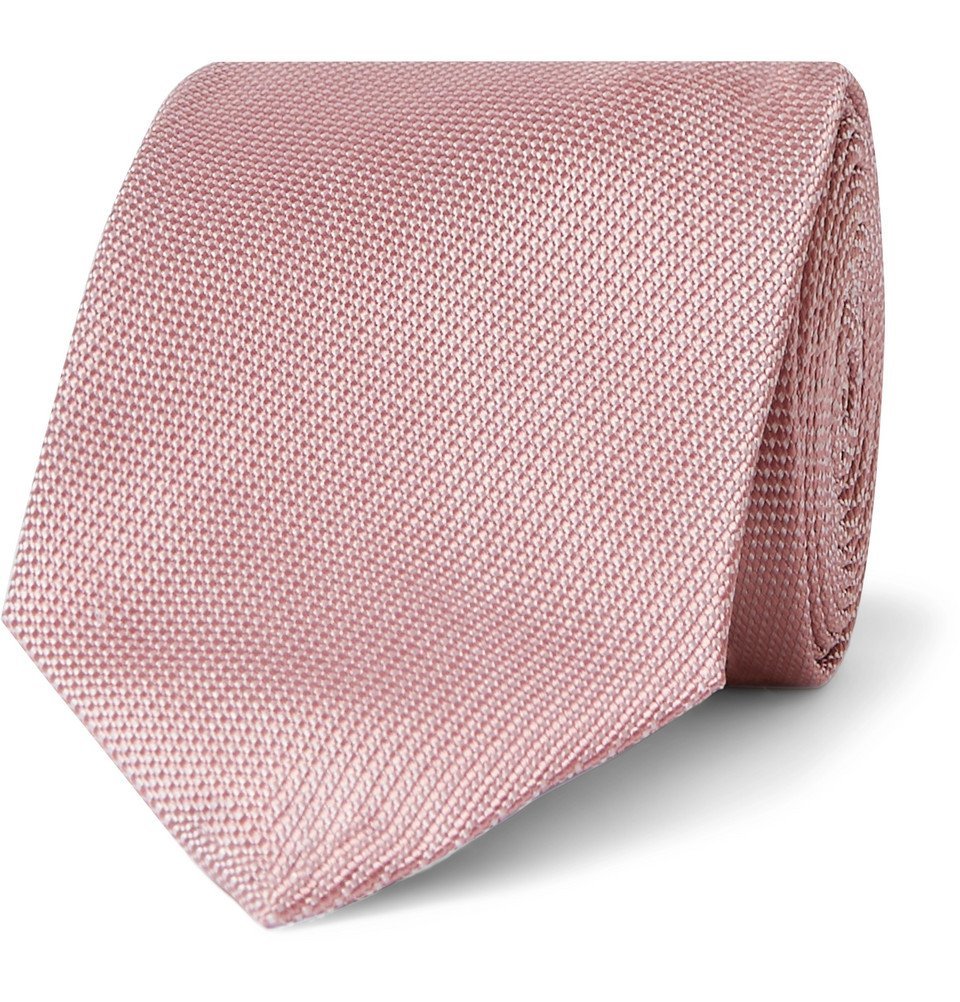 TOM FORD - 8cm Woven Tie - Pink TOM FORD