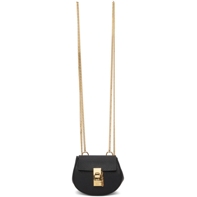 Chloe Black Mini Drew Backpack Chloe