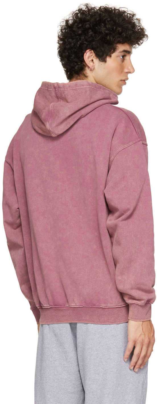 thisisneverthat Pink Washed Embroidery Hoodie thisisneverthat