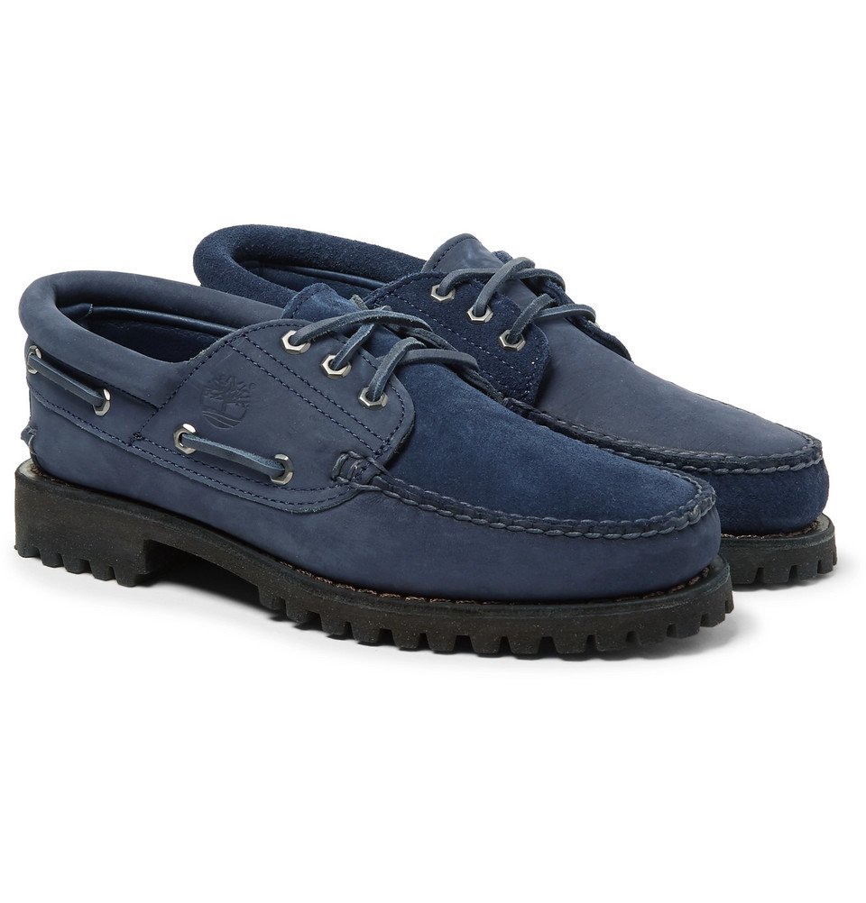 timberland blue suede shoes